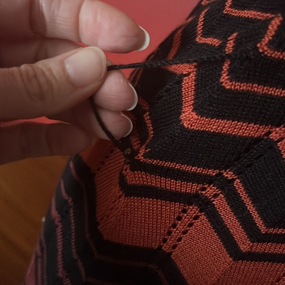 Like new db established 1962 2 layer chevron dress - Picture 6 of 16